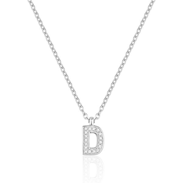 Luvente Diamond "D" Initial Pendant James & Williams Jewelers Berwyn, IL