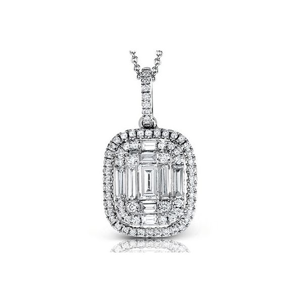 Simon G Modern Diamond Pendant James & Williams Jewelers Berwyn, IL