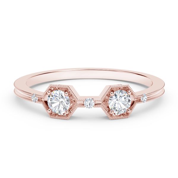 Forevermark Tribute™ Collection Two Stone Diamond Ring - Rose Gold James & Williams Jewelers Berwyn, IL