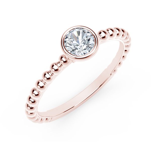 Forevermark Tribute™ Collection Diamond Stackable Ring - Rose Gold Image 2 James & Williams Jewelers Berwyn, IL