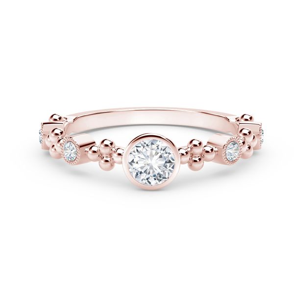 Forevermark Tribute™ Collection Feminine Diamond Ring - Rose Gold James & Williams Jewelers Berwyn, IL
