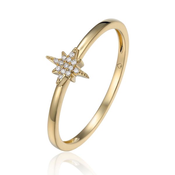 Luvente Abstract Star Diamond Ring James & Williams Jewelers Berwyn, IL