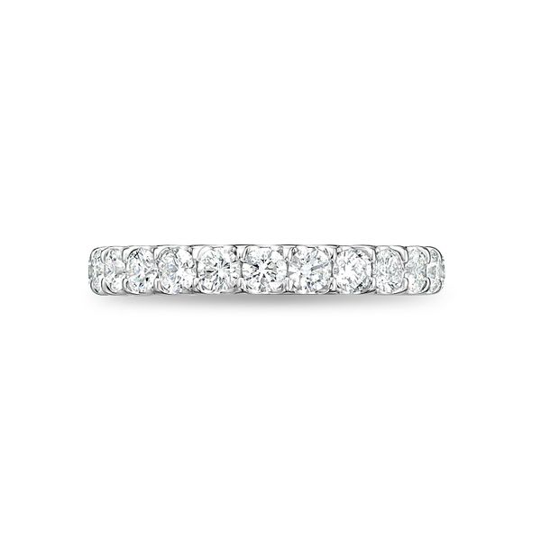 Memoire Odessa Diamond Eternity Band Wedding Ring Image 2 James & Williams Jewelers Berwyn, IL