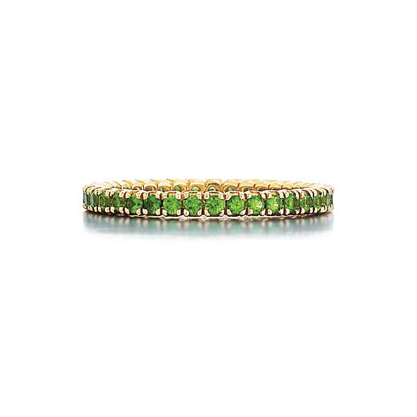 Spark Stackable Tsavorite Eternity Band Ring