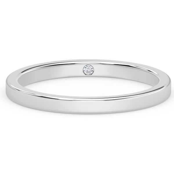 Forevermark Commitment 2MM Squared Band Ring James & Williams Jewelers Berwyn, IL
