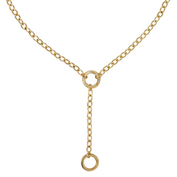 Heather B. Moore 4.8MM Round Clip Hinge Clasp Chain, 16"  2" James & Williams Jewelers Berwyn, IL