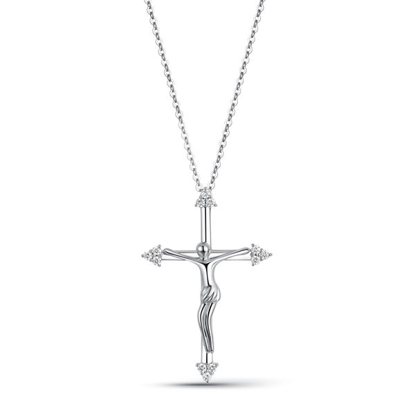 Luvente Crucifix Diamond Pendant James & Williams Jewelers Berwyn, IL