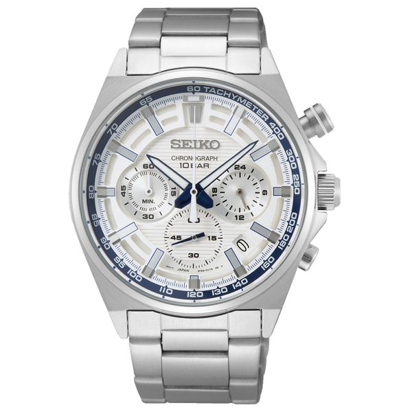 Seiko Essentials Date Chronograph Watch, 41MM James & Williams Jewelers Berwyn, IL