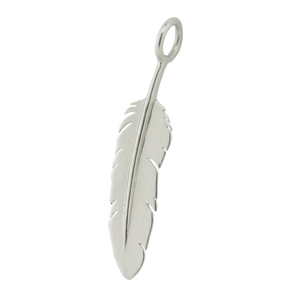 Heather B Moore Feather Free Hanging Charm, Sculptural Series James & Williams Jewelers Berwyn, IL