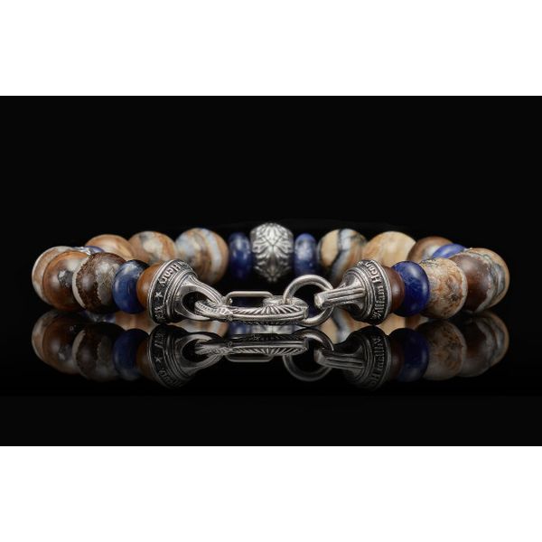 William Henry Boots and Denim Sodalite & Wooly Mammoth Tooth Bead Bracelet - Size Large Image 3 James & Williams Jewelers Berwyn, IL