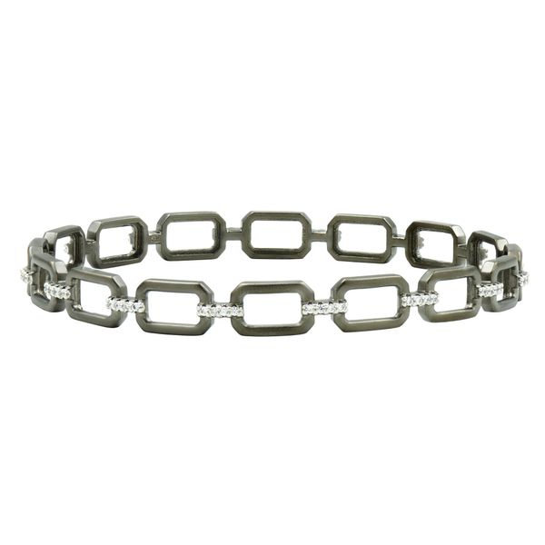 Freida Rothman Chain Link Slide Bangle Bracelet James & Williams Jewelers Berwyn, IL
