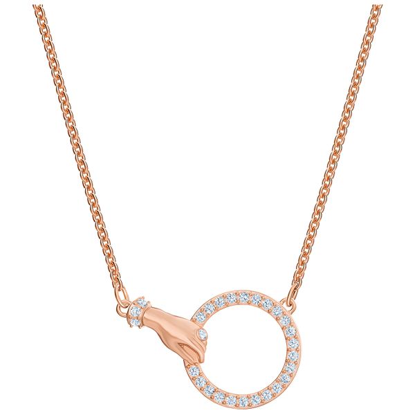 Swarovski Symbolic Necklace, White, Rose-Gold Tone James & Williams Jewelers Berwyn, IL