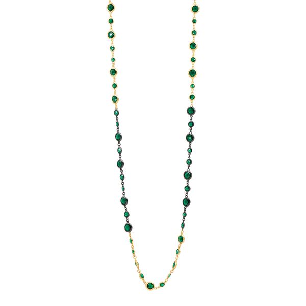 Freida Rothman Midnight Emerald Long Necklace, 36" James & Williams Jewelers Berwyn, IL