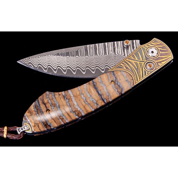 William Henry Spearpoint Pampas Fossil Wooly Mammoth Tooth Knife James & Williams Jewelers Berwyn, IL