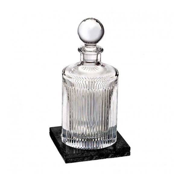 Waterford Aras Short Stories Decanter with Marble Coaster James & Williams Jewelers Berwyn, IL