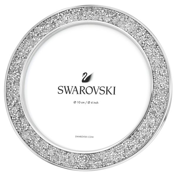 Swarovski Minera Picture Frame, Round, Silver Tone James & Williams Jewelers Berwyn, IL