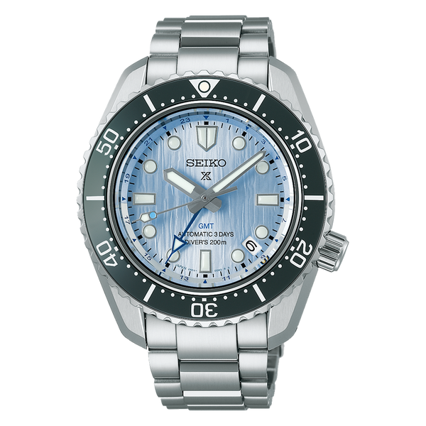 Seiko 42mm Prospex Limited Edition Blue 1968 Diver's Modern Re-interpretation GMT Automatic Watch, SPB385 James & Williams Jewelers Berwyn, IL