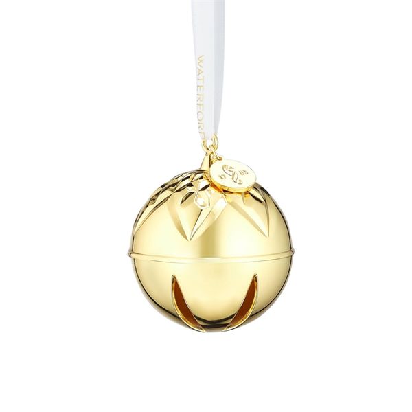 Waterford Christmas Sleigh Bell Golden Ornament  James & Williams Jewelers Berwyn, IL