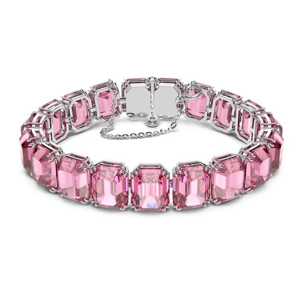 Swarovski Pink Millenia Octagon Bracelet James & Williams Jewelers Berwyn, IL