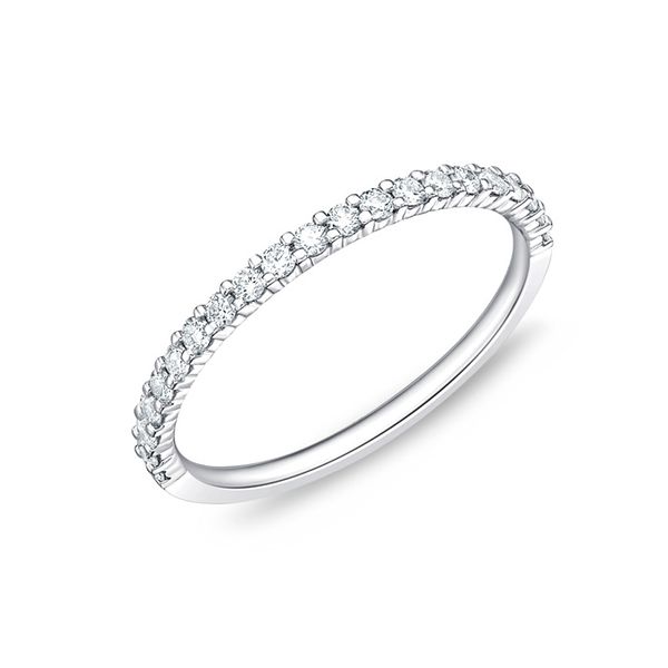 Memoire Petite Prong Diamond Wedding Ring  James & Williams Jewelers Berwyn, IL