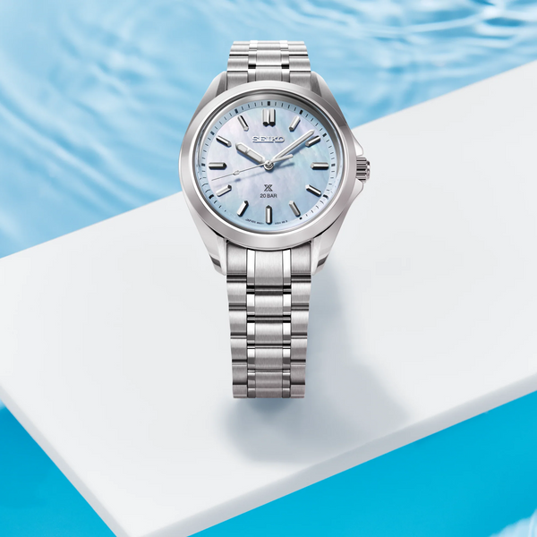 Seiko Prospex Sea Series Ladies Mother-of-Pearl Watch, 34...