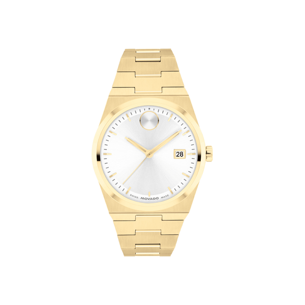 Movado BOLD Quest Watch, White, 35mm, 3601187