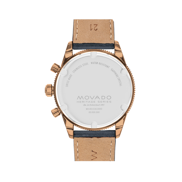 Movado Heritage Series Calendoplan S Mens Chronograph Wa...