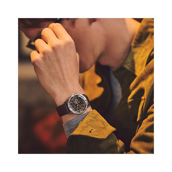 Seiko Presage Style60s Automatic Skeleton Watch, 39.5mm,...