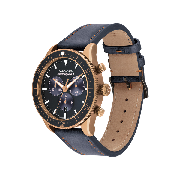 Movado Heritage Series Calendoplan S Mens Chronograph Wa...