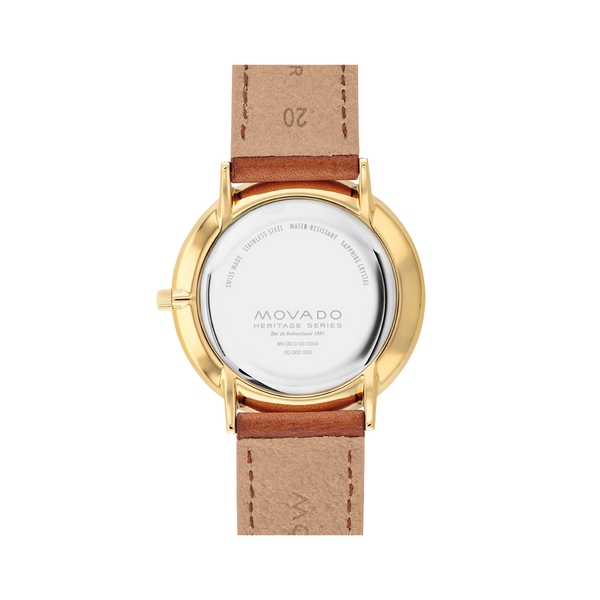 Movado Heritage Series Silhouette Mens Watch, 40mm, 3650154