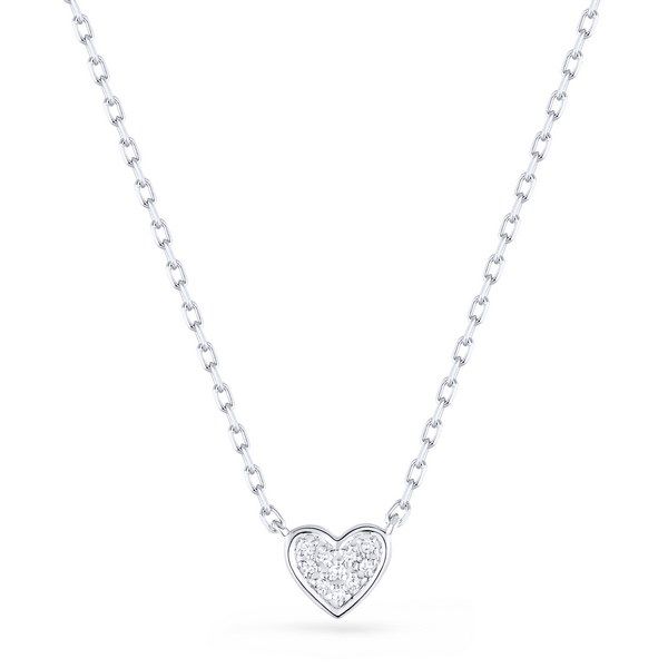 Luvente Diamond Heart Pendant Necklace James & Williams Jewelers Berwyn, IL