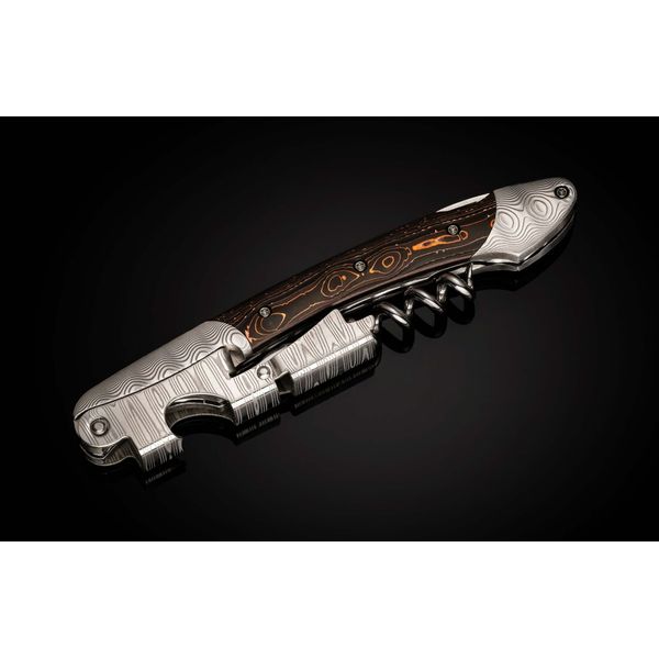 William Henry Tannin Hand-Forged Wine Open & Corkscrew