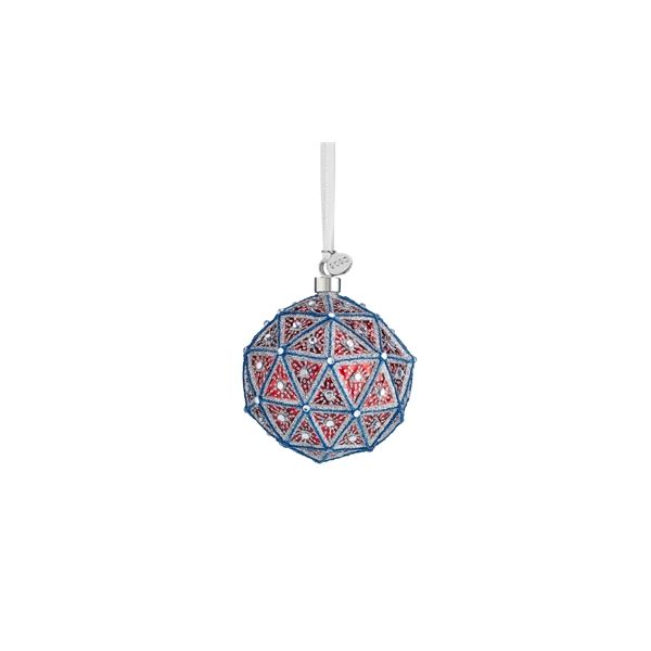 Waterford Times Square Replica Ball Love Ornament, 2023 James & Williams Jewelers Berwyn, IL