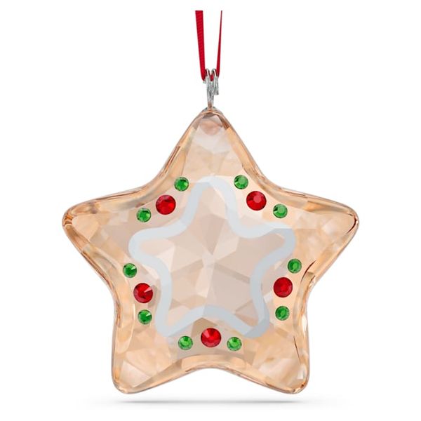 Swarovski Holiday Cheers Gingerbread Star Ornament  James & Williams Jewelers Berwyn, IL