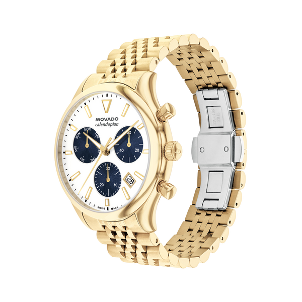 Movado Heritage Series Calendoplan Mens Chronograph Watc...