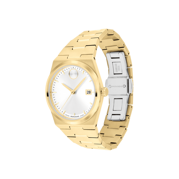 Movado BOLD Quest Watch, White, 35mm, 3601187