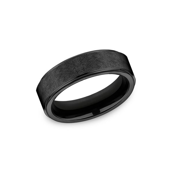 Black Titanium 7mm Wedding Ring Kiefer Jewelers Lutz, FL