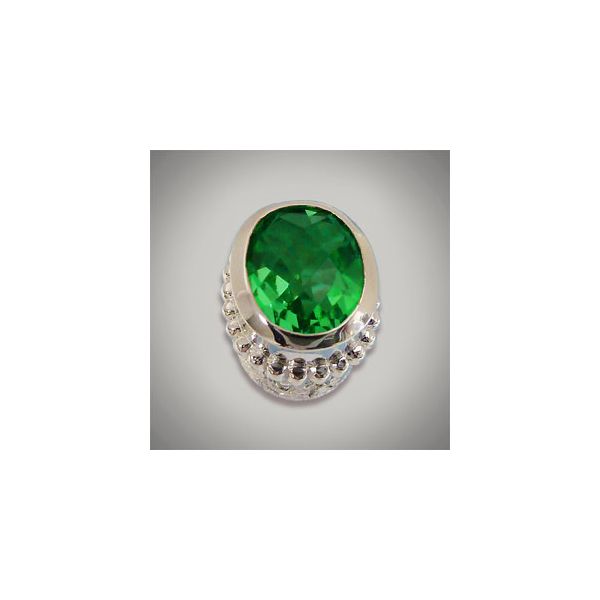 Caerleon Oval Green CZ Bezel Lee Ann's Fine Jewelry Russellville, AR