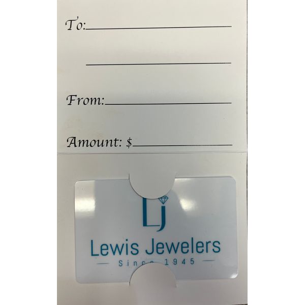 Lj Gift Card Value $250 Lewis Jewelers, Inc. Ansonia, CT