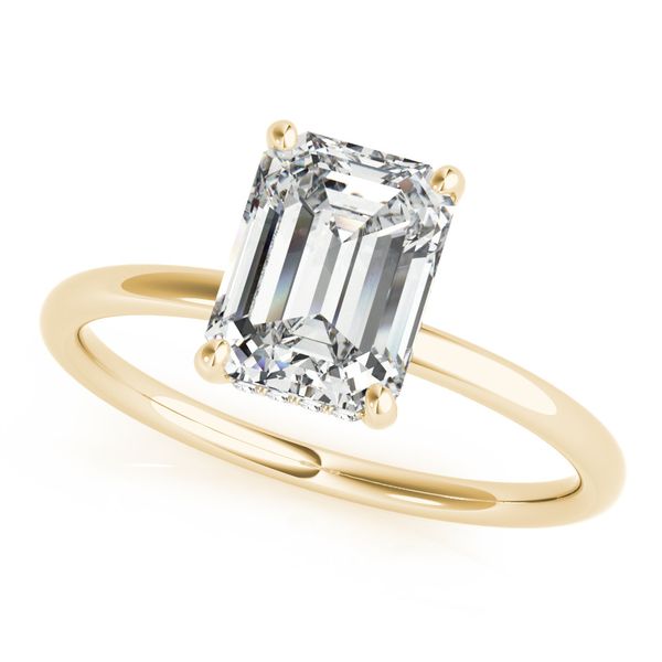 2 Carat Emerald Cut Diamond Engagment Ring with Hidden Halo  Lewis Jewelers, Inc. Ansonia, CT