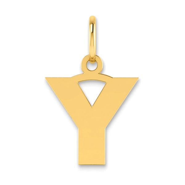 14ky Letter Y Initial Pendant L.I. Goldmine Smithtown, NY