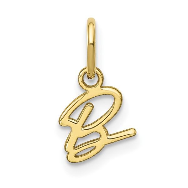 10KY Upper case Letter B Initial Charm similar item image