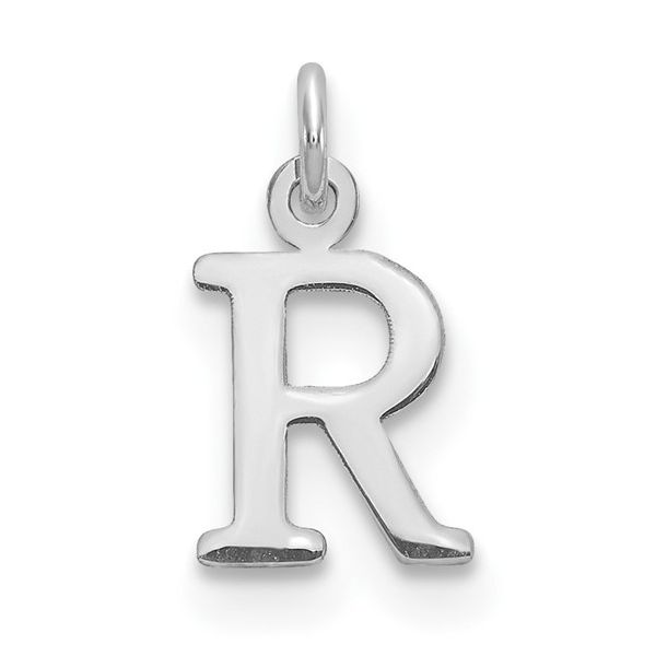 14kw Cutout Letter R Initial Pendant L.I. Goldmine Smithtown, NY