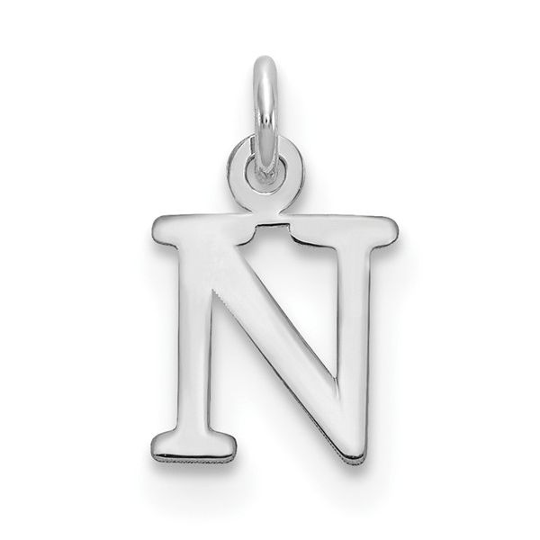 14kw Cutout Letter N Initial Pendant L.I. Goldmine Smithtown, NY