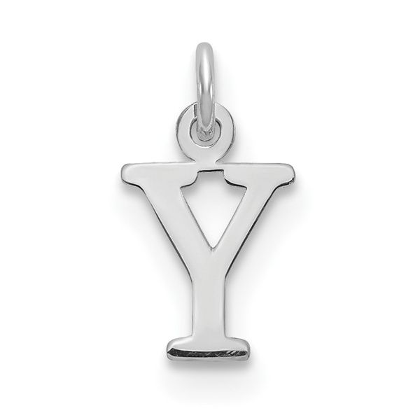 14kw Cutout Letter Y Initial Pendant L.I. Goldmine Smithtown, NY