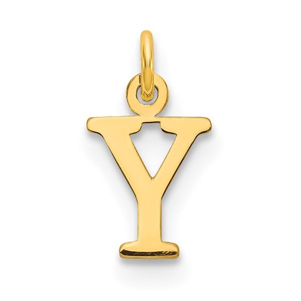 14ky Cutout Letter Y Initial Pendant L.I. Goldmine Smithtown, NY