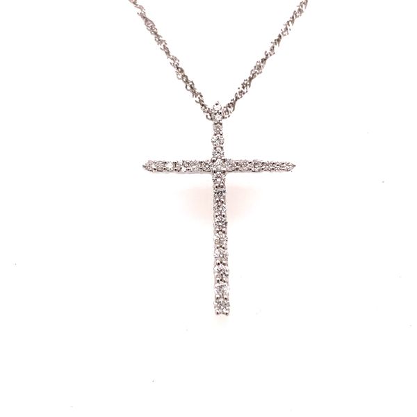 large diamond cross pendant