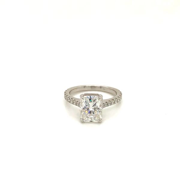 moissanite estate rings