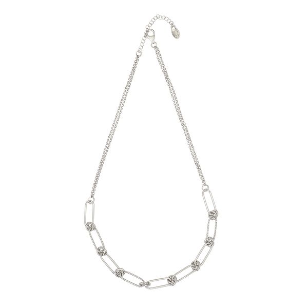 Silver Chunky Rectangle Paperclip Necklace – Loni Paul Jewelry