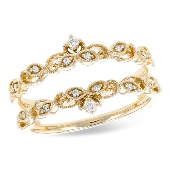 Yellow Gold & Diamond Ring Guard McCoy Jewelers Bartlesville, OK